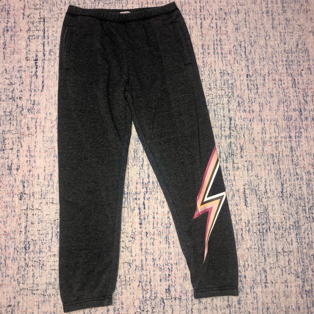 Z SUPPLY Dark Grey Lightning Joggers